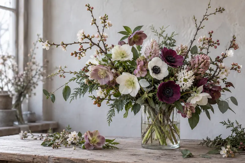 fleurs hiver